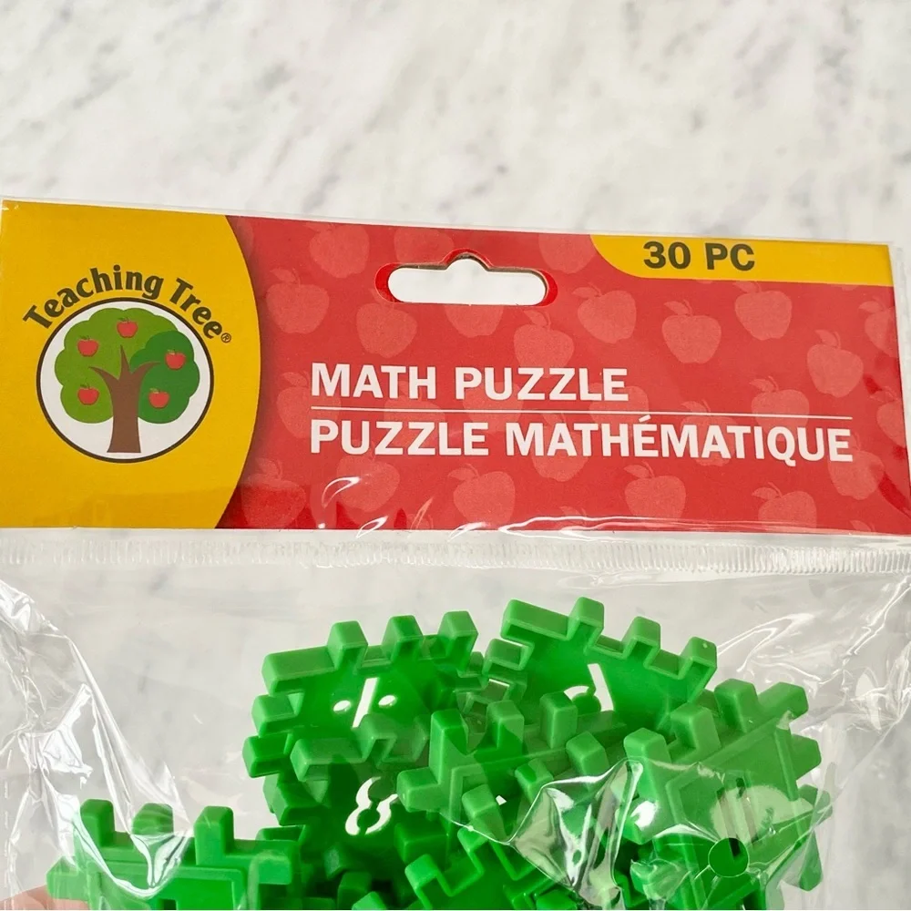 Green Number Puzzle Set for Kids - Picture 4 of 4